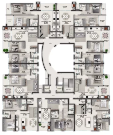 Imagem Bella Vivie - Apartamento à venda no bairro Bombas - Bombinhas/SC
