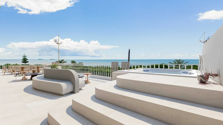 Imagem Apartamento frente mar com 3 suítes e 2 vagas de garagem no Centro de Navegantes/SC