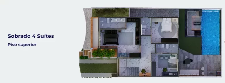 Imagem Supremo Brasil Condomínio Fechado 3 E 4 Suites A67 E 170 M² Jardim Europa