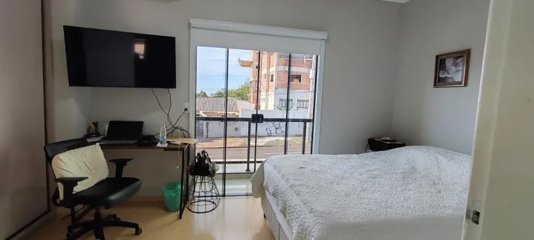 Imagem Sobrado mobiliado à venda em Cascavel, Coqueiral - 110.18m², suíte mais dois quartos, Churrasqueira, Portão eletrônico