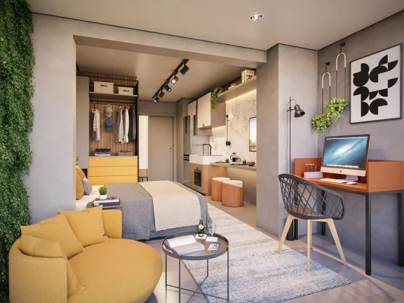 Imagem Imóvel com 1 Quarto à Venda, 23 m² em Campo Belo - São Paulo
