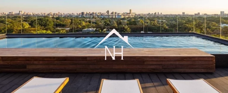 Imagem apartamento de 195m no Jardins com 2 suítes (1 master) 2 vagas, home theater, hall privativo, rooftop com piscina com borda infinita, solarium, lounge
