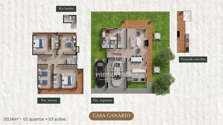 Imagem Casa à venda, 212 m² por R$ 1.738.000,00 - Pedro do Rio - Petrópolis/RJ
