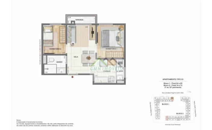 Imagem Orla Central - Lançamento em Niterói - Apartamento 2 quartoS, suíte e vaga