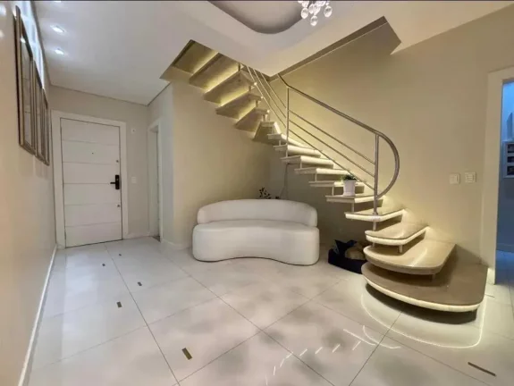 Imagem Cobertura duplex mobiliada e decorada vista mar com 4 suítes e 1 vaga em Meia Praia Itapema