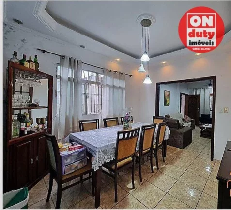 Imagem Casa com 3 dormitórios à venda, 275 m² por R$ 610.000,00 - Bom Retiro - Santos/SP