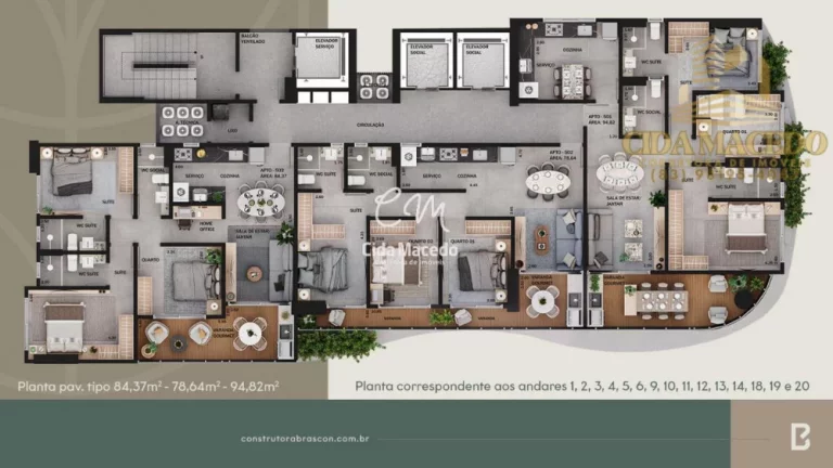 Imagem Apartamento para Venda em João Pessoa, Jardim Oceania, 3 dormitórios, 2 suítes, 2 banheiros, 1 vaga