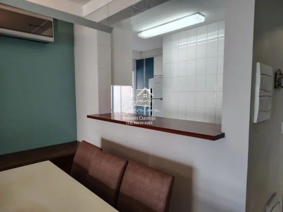 Imagem Apartamento à venda no Jardim Astúrias, Guarujá-SP: 3 quartos, 1 suíte, 2 salas, 2 banheiros, 2 vagas de garagem, 110m².