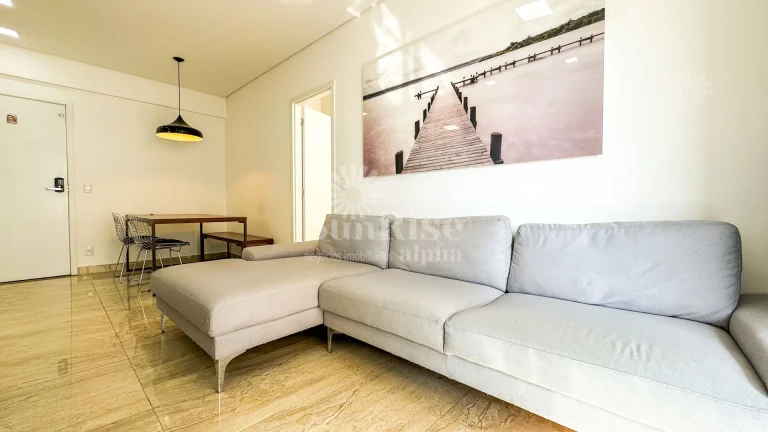 Imagem Apartamento Locação Mobiliado em Alphaville Centro com 1 suíte - 49 m² por R$5.000 - Barueri/SP