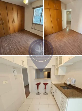 Imagem Apartamento de 1 quarto para venda ou locação na Consolação, São Paulo-SP: 1 quarto, 1 sala, 1 banheiro, 1 vaga, 60m².