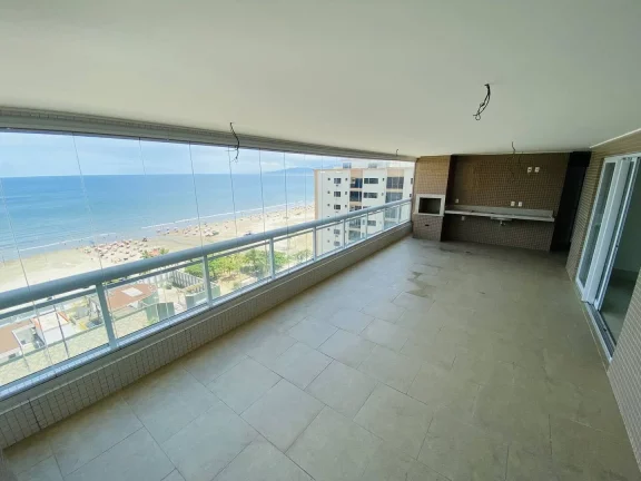 Imagem Apartamento no canto do Forte 4 dormitórios vista mar