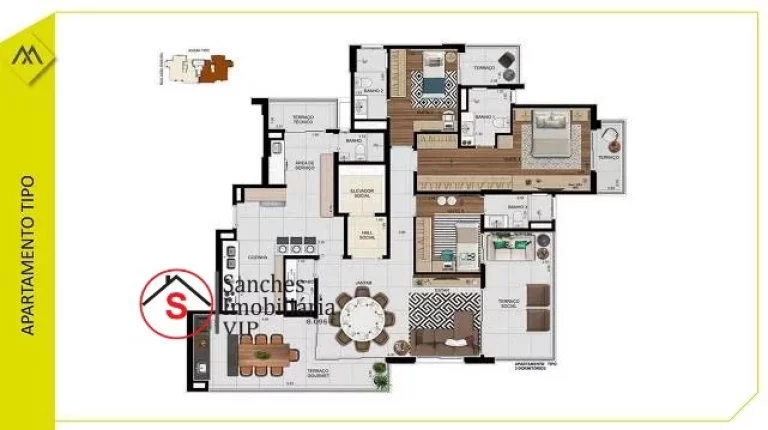 Imagem APARTAMENTO RESIDENCIAL em SANTO ANDRÉ - SP, CAMPESTRE