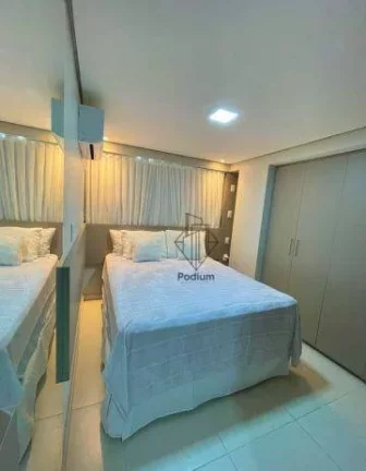 Imagem Flat mobiliado pé na areia com varanda / sacada no bairro do Bessa. -AP1911