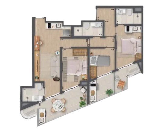 Imagem APARTAMENTO RESIDENCIAL em Rio de Janeiro - RJ, Copacabana