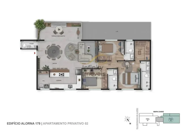 Imagem VETRO SAO LUCAS LC COSTA - Apartamento à venda no bairro Serra - Belo Horizonte/MG