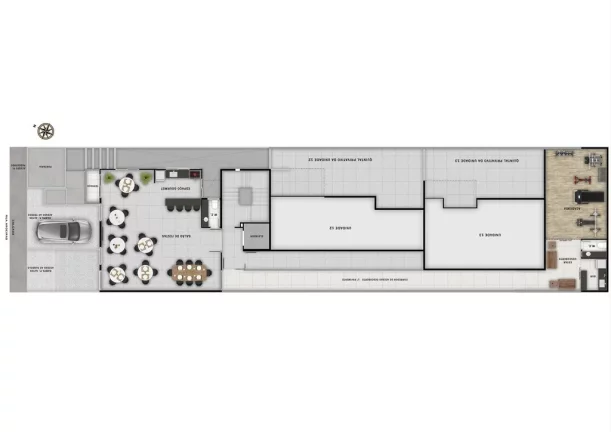 Imagem Apartamento de 2 quartos com 44m² à venda no Jardim, Santo André-SP - Condomínio Move Jardim
