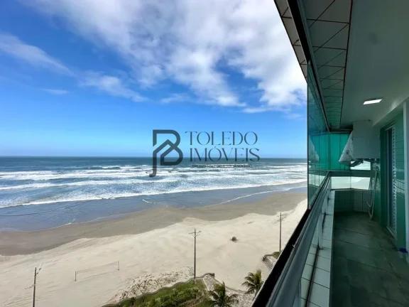 Imagem Apartamento com frente mar 2 Dormitórios sendo 1 suíte no Bairro Maracanã - Praia Grande!