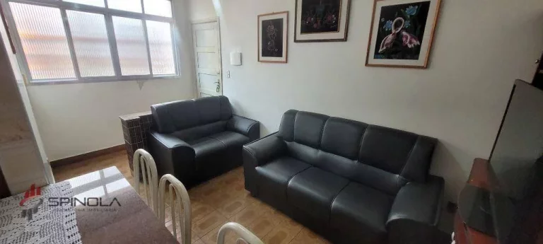 Imagem Apartamento com 2 dormitórios à venda, 72 m² por R$ 335.000,00 - Boqueirão - Praia Grande/SP