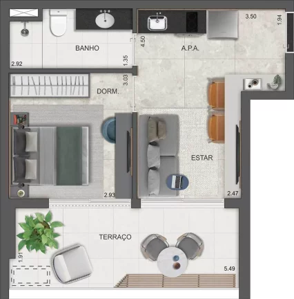 Imagem Apartamento em Pinheiros - São Paulo SP