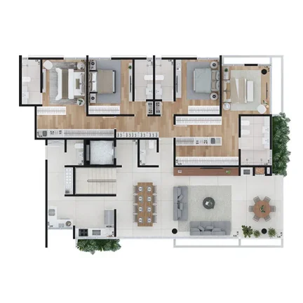 Imagem Apartamento 4 Dormitórios para venda em Itajaí - SC