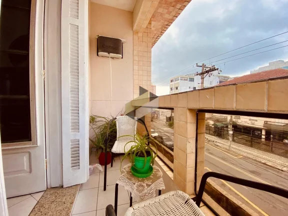 Imagem Apartamento para Venda em Santos, Embaré, 2 dormitórios, 2 banheiros, 1 vaga