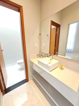 Imagem Casa moderna com 3 dormitórios à venda, 156 m² por R$ 1.800.000 - Condomínio Próximo ao Parque Ecológico - Indaiatuba/SP