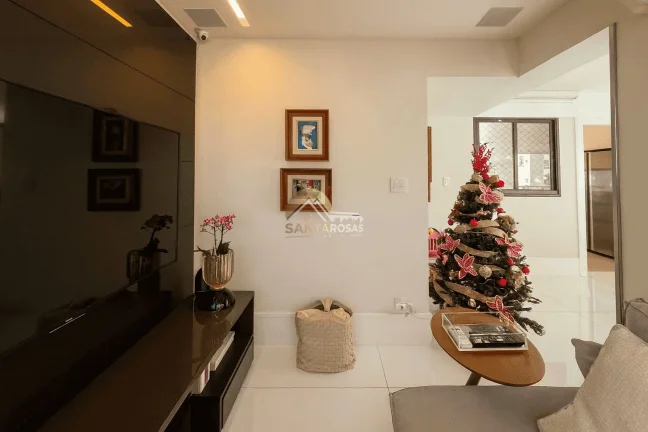 Imagem Vendo Apartamento com decoração de luxo na Graça: 108m², nascente, vista mar, porteira fechada, 2 s