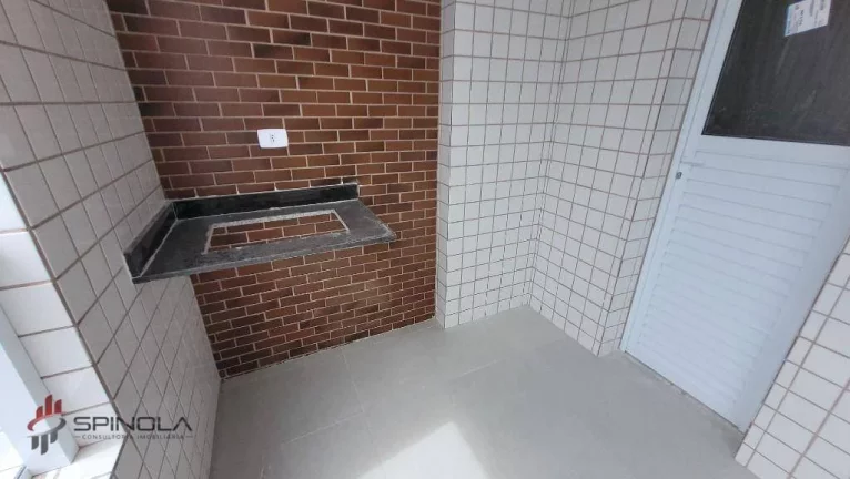 Imagem Apartamento com 1 dormitório à venda, 46 m² por R$ 310.750,37 - Mirim - Praia Grande/SP
