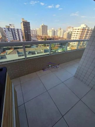 Imagem Apartamento com 2 dormitórios à venda, 66 m² por R$ 480.000 - Guilhermina - Praia Grande/SP