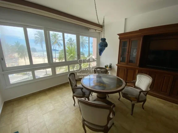 Imagem Apartamento frente mar Pitangueiras: 3 Quartos, 1 Suíte, 2 Salas, 3 Banheiros, 2 Vagas de Garagem, 240m².