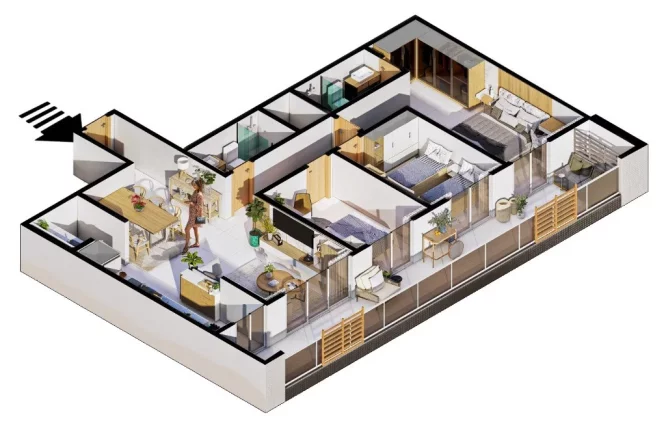 Imagem Apartamento 3 quartos em condomínio de Barreirinhas - Barreiras-BA