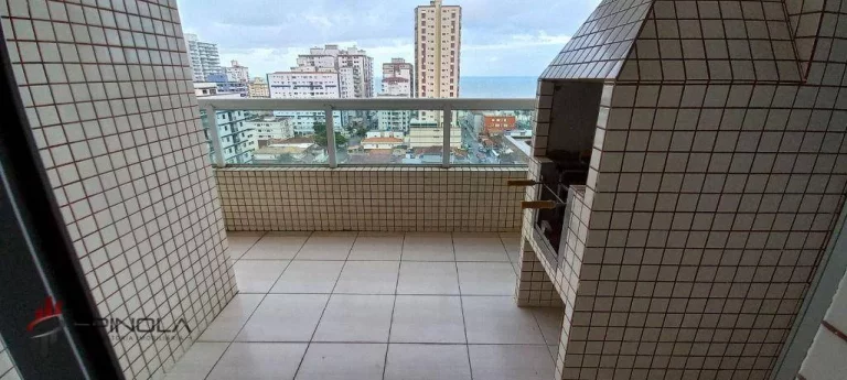 Imagem Apartamento com 3 dormitórios à venda, 102 m² por R$ 630.000,00 - Ocian - Praia Grande/SP