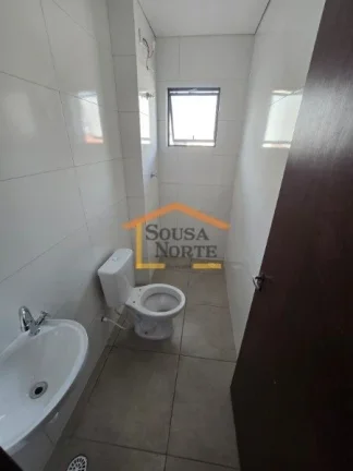 Imagem Apartamento 44,61mÂ², 2 dormitÃ³rios, banheiro, sala com varanda, cozinha e Ã¡rea de serviÃ§o. Os cÃ...