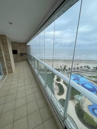 Imagem Apartamento com 3 dorms, Mirim, Praia Grande - R$ 895 mil, Cod: 2381