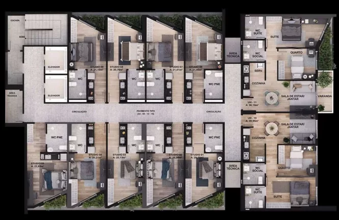 Imagem Flat Moderno e Sofisticado em Manaíra – 21 m² de Conforto Inteligente!