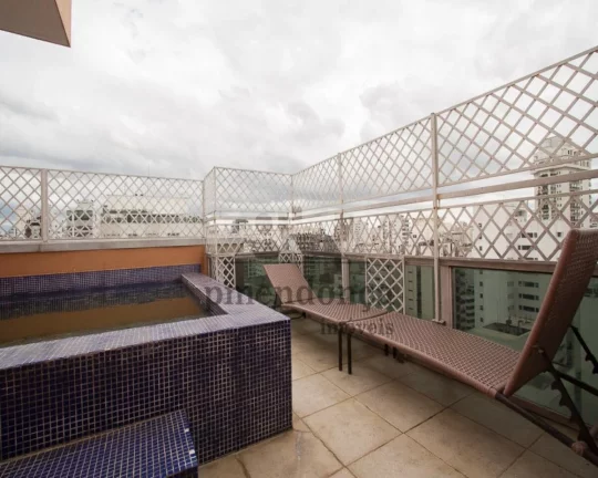 Imagem Cobertura Duplex. Piso Inferior: living para 03 ambientes, terraÃ§o, lavabo, escritÃ³rio, 03 dormitÃ...