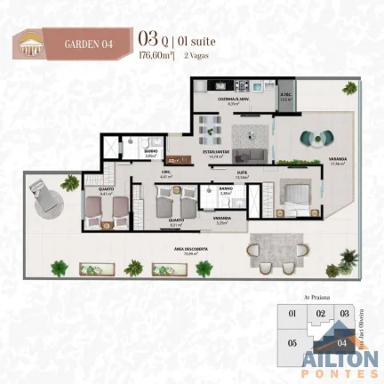 Imagem Lançamento Residencial Pantheon a uma Quadra do Mar na Praia do Morro - Guarapari/ES