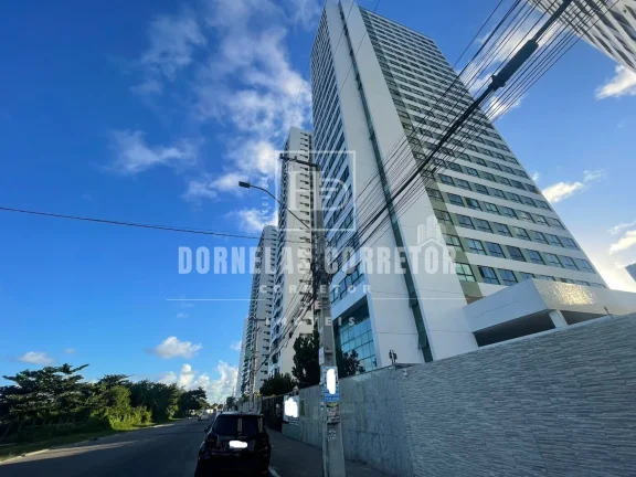 APARTAMENDO À BEIRA MAR 1 OU 2 QUARTOS, JACUZZI, ACADEMIA, ÁREA DE SERVIÇO, COZINHA E MAIS.