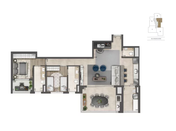 Imagem Apartamento em Brooklin Paulista - São Paulo SP