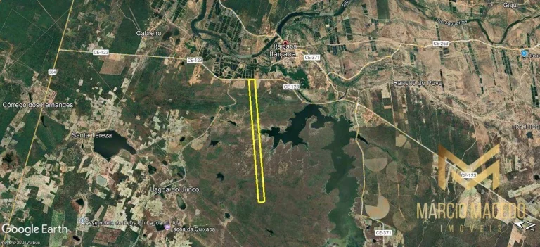 Imagem Terreno à venda, 1779300 m² por R$ 1.600.000,00 - Pedregal - Aracati/CE