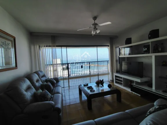 Imagem Oportunidade única: Apartamento à venda em Guarujá-SP, Pitangueiras, 3 quartos, 1 suíte, 2 salas, 3 banheiros, 2 vagas, 172m².