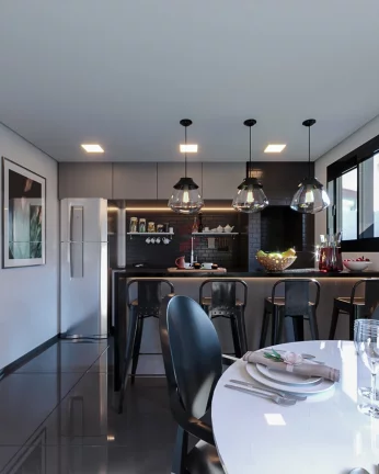 Imagem APARTAMENTO com 3 dormitórios à venda com 88.15m² por R$ 555.498,79 no bairro Centro - PINHAIS / PR