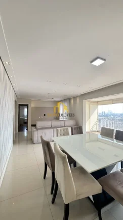 Imagem Apto venda 3 dorm vista livre mobiliado, 123m Cond Domo Life Centro SBC SP