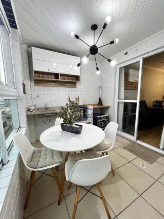 Imagem Apartamento MOBILIADO com 2 dormitórios à venda, 93 m² por R$ 640.000 - Boqueirão - Praia Grande/SP