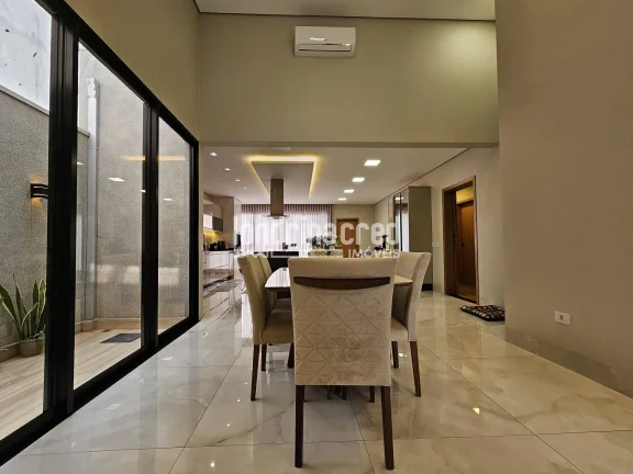 Imagem Casa com Belíssimo Conceito Aberto contendo 03 quartos sendo 01 suite no Condomínio Bellevie na Cidade de Cambé-PR
