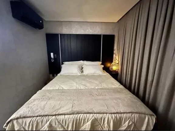 Imagem Flat Moderno com Jacuzzi Privativa – Estilo, Praticidade e Conforto em Jardim Oceania!