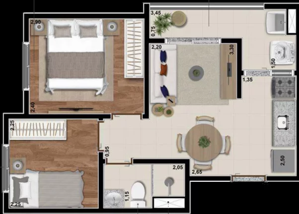 Imagem APARTAMENTO RESIDENCIAL em São Paulo - SP, Saúde