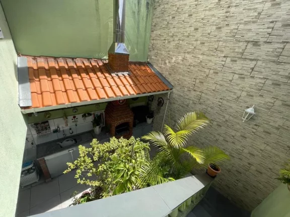 Imagem Casa Sobrado 3 Dormitórios Quintal Churrasqueira Próximo Bosque Maia À Venda, 205 m² por R$ 830.000 - Jardim Santa Cecília - Guarulhos/SP - SO5261