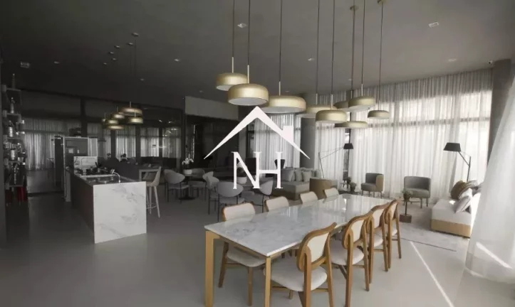 Imagem Apartamento de 171m c/ hall privativo,3suítes,ar condicionado,terraço gourmet,3 vagas c/ depósito,piscina aquecida,brinquedoteca,sauna,academia,jardim