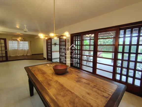 Imagem Casa venda ou locação condomínio Granville, Guarujá-SP: 5 quartos, 2 suítes, 2 salas, 5 banheiros, 4 vagas e 588m². Venda ou locação!